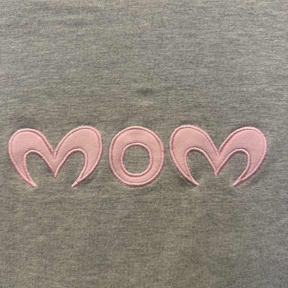 ⚡️2/$25⚡️ “Mom” Maternity Sweatshirt wLarge Side Slits – Nursing Friendly Size M - Picture 4 of 9